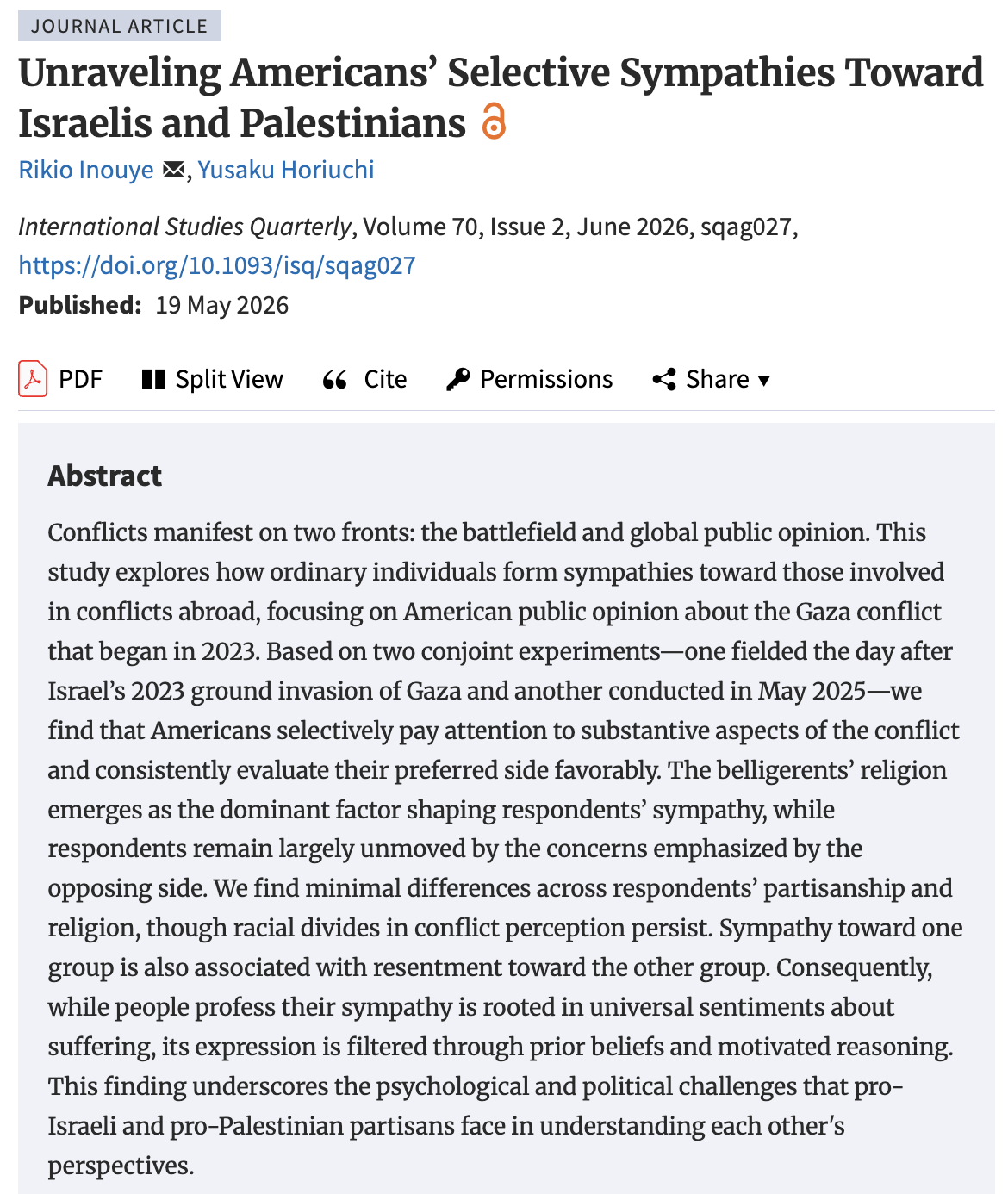 Published in International Studies Quarterly