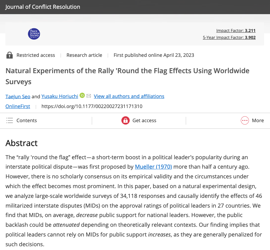 Published in Journal of Conflict Resolution